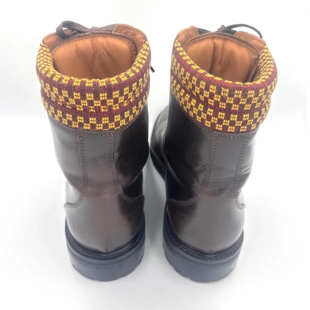 Armando Cabral Collection for Allen Edmonds Mens Brown Leather Boots 41.5 US 8.5